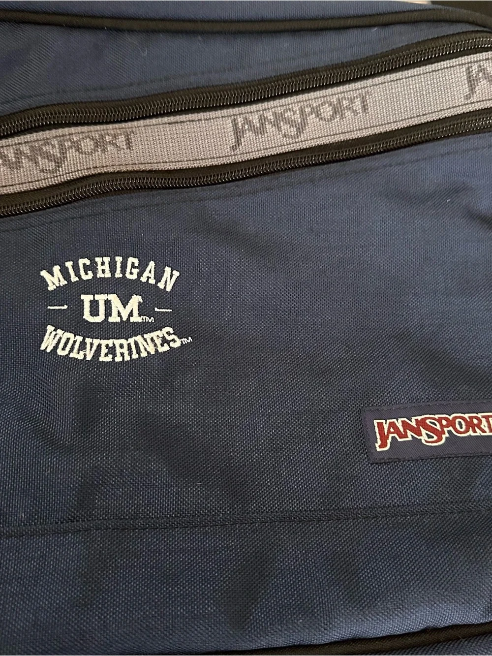 JanSport Collegiate Michigan Wolverines Messenger Computer Bag Padded
